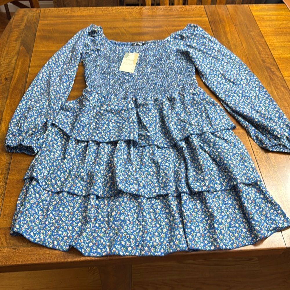 BTFBM Ruffle Stretchy Dress Size Large